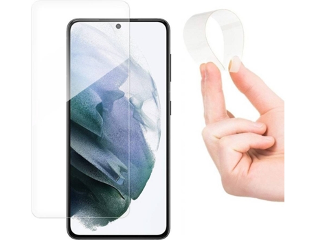 Protector Cristal Templado Samsung S21 Plus 5G LMOBILE Flexiglass Transparente