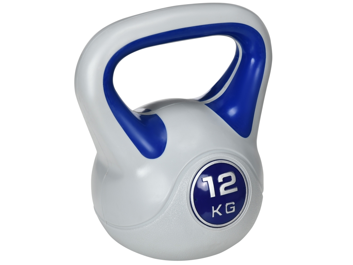 Pesa Rusa Azul De 12 Kg Para Entrenamiento De Fuerza Y Acondicionamiento.