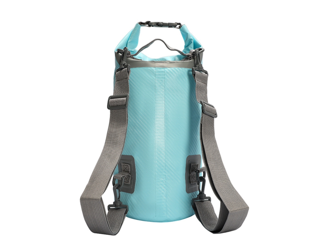 Bolsa impermeable de 20 litros para rafting, kayak, playa, esquí, pesca, escalada y camping HENTEN HOME Azul claro | HENTEN HOME