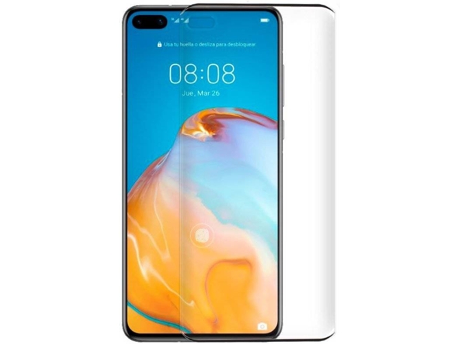 Protector de Cristal Templado Huawei P40 Pro COOL Negro