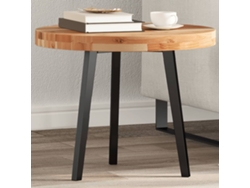 Tablero De Mesa Redondo Madera Maciza De Acacia Ø50x4 Cm