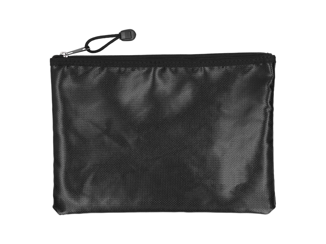 Estuche Multifuncional Ignífugo E Impermeable Para Documentos Y Dinero Con Cremallera, 27x16cm