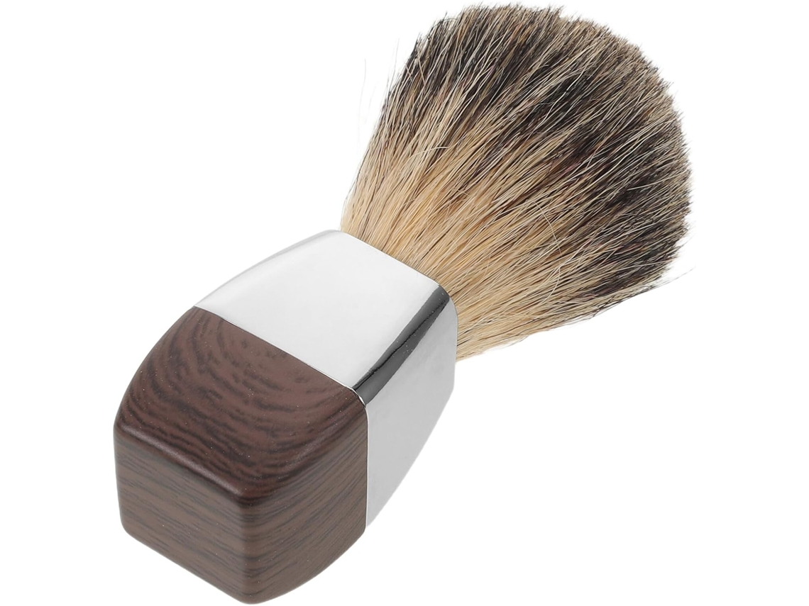 Brosse À Raser En Poils De Blaireau Véritables Manche En Bois Ergonomique Applicateur De Mousse À...