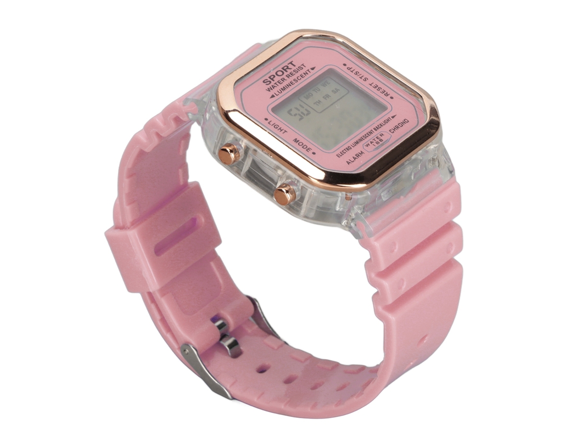 Reloj Deportivo Digital Para Niños, Resistente Al Agua, Morado