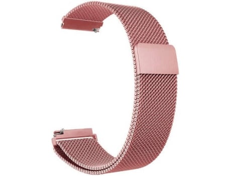 Correa Garmin Vivoactive 4s - 40mm PHONECARE Milanese Loop Fecho Magnético Rosa