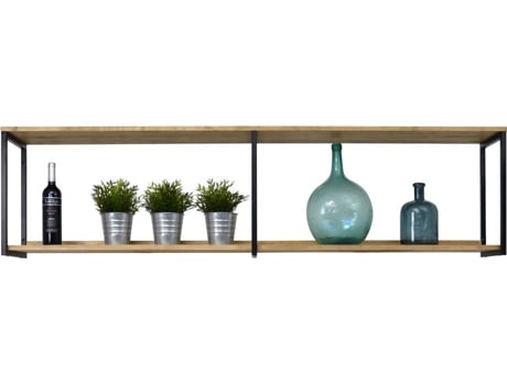 Estantería DS MUEBLES iCub Industrial Vintage (30x180x48cm)