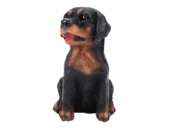 Lindo adorno de mesa de resina con forma de perro, ideal para un regalo.
