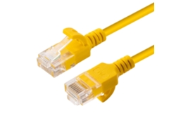 Microconector U/UTP Cat6a Slim 0,5m Amarillo