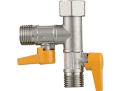Válvula 3 Vías 1/2 T De Latón Para Ducha Fija Y Manual, Adaptador De Grifo Desviador Con Conexión Macho G 1/2, Resistente A La Corrosión