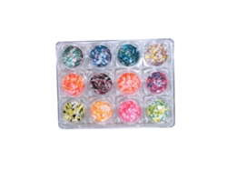 Pegatinas para uñas con lentejuelas de corazones brillantes para decoración de manicura DIY 9