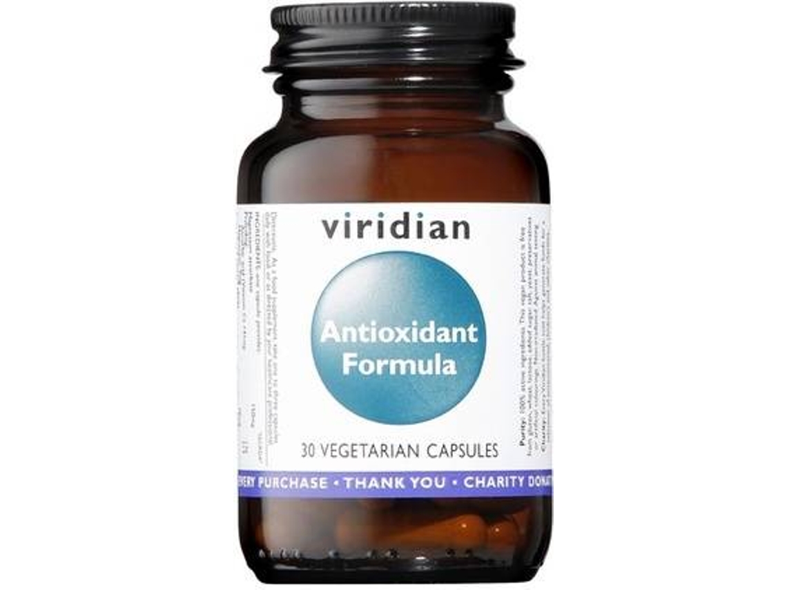 Complemento Alimentar VIRIDIAN Fórmula Antioxidante (30 cápsulas vegetais)