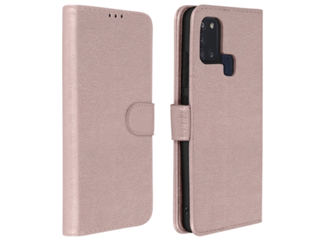 Funda con Soporte Samsung Galaxy A21s AVIZAR FOLIO-CHESTER-RG-A217F Rosa
