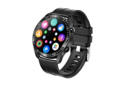 Reloj inteligente Bluetooth de 1,32 pulgadas con llamadas y dial personalizado, control de frecuencia cardíaca, presión arterial, oxígeno en sangre, bicicleta eléctrica