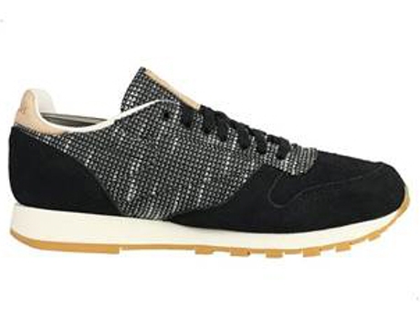 Zapatillas Deportivas REEBOK Classic Leather Ebk Hombre (Gris, Negro - Tela, Material Sintético - 45,5)