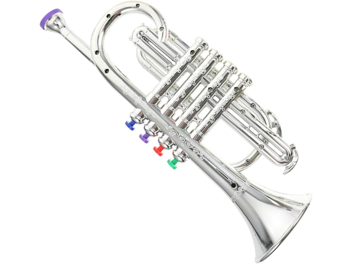 Trompeta De Juguete Simulada Para Niños Y Niñas, Instrumento Musical Educativo, Juguete Creativo.