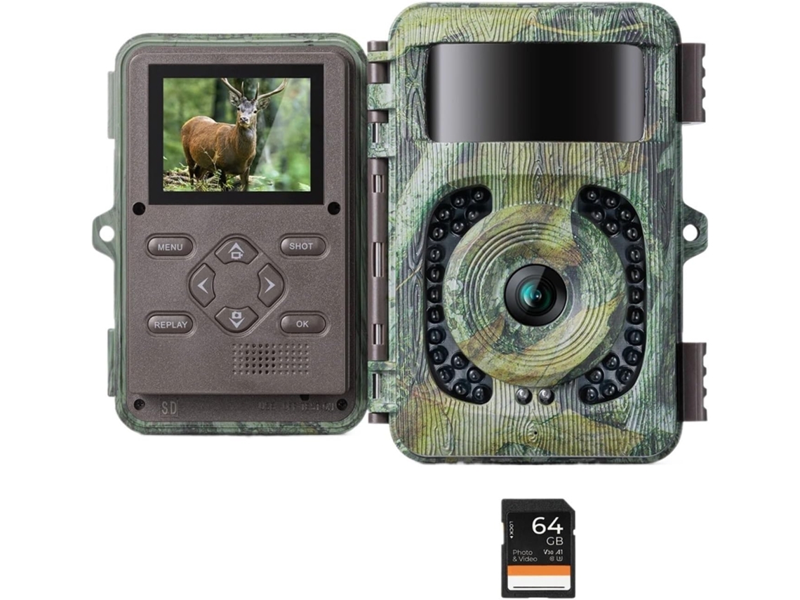Cámara Faune Sauvage De Jeu 4k 48mp, Vision Nocturne Sans Lueur, Temps Déclenchement 0.1s, Objectif