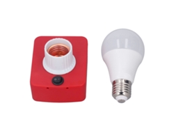 Yncm2026-bombilla Led Portátil E27 Con Adaptador Para Batería Litio M18 18v Luz De Trabajo