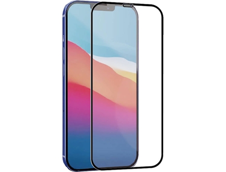 Protector de Pantalla de Cristal Templado iPhone iPhone 12 Pro Max MUVIT Antibacteriano Negro