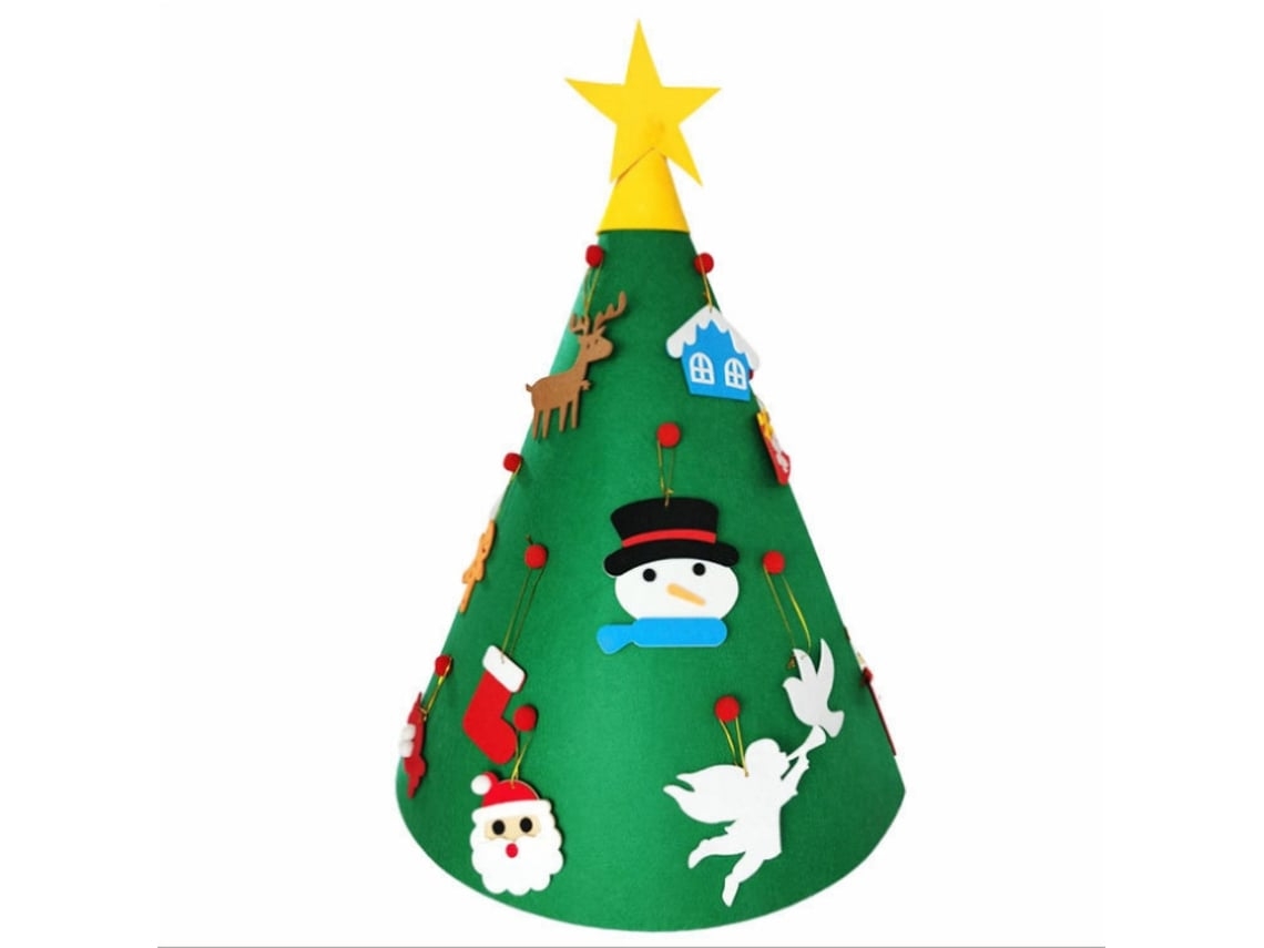 Árbol De Navidad Infantil De Fieltro Para Colgar En La Pared, Diseño Ergonómico Adecuado Para La Vida Diaria.