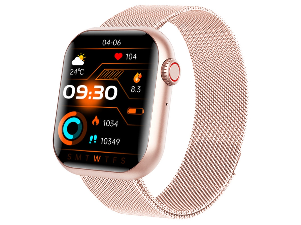 Reloj Inteligente Rastreador de Fitness Rosa GODTVAGT