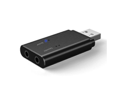 Adaptador USB Rosewell Bluetooth 5.0, transmisor y receptor 2 en 1, adaptador USB inalámbrico de música con entrada RCA y auxiliar de 3,5 mm para TV y PC