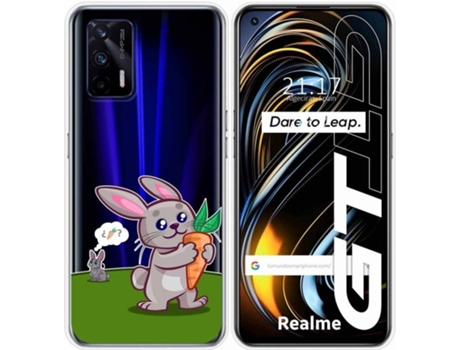 Carcasa Realme GT 5G TUMUNDOSMARTPHONE Conejo Multicolor