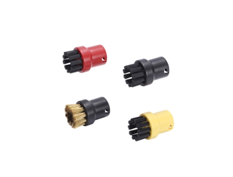 Cabezal de boquilla para Limpiador de vapor, cepillo redondo pequeño de limpieza para Karcher SC1 SC2 SC3 SC4 SC5 SC7, accesorios de repuesto para ...
