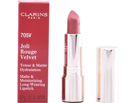 Labial CLARINS Joli Rouge Velvet - Color 705 Soft Berry