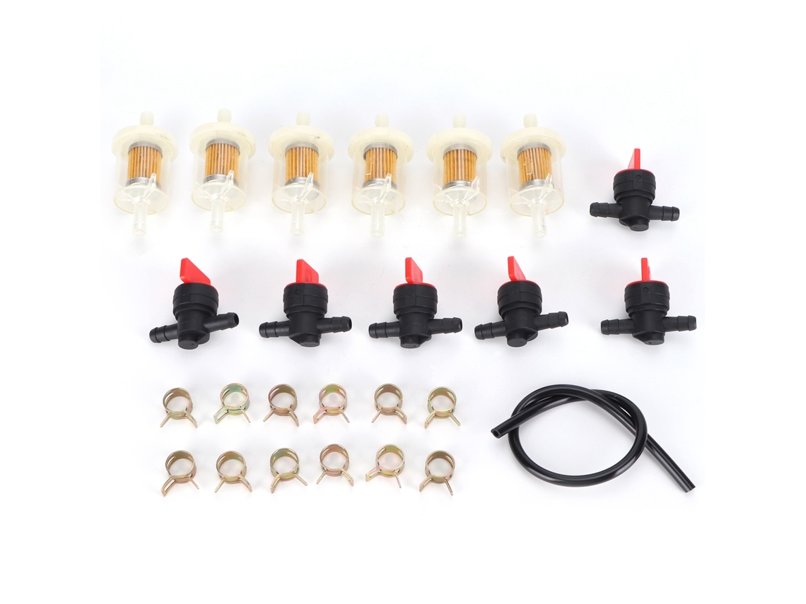Kit Para Válvula De Cierre, Filtro De Combustible, Manguera Y Accesorio Para Cortacésped