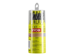 Brocas Ryobi Rak18dmix de acero HSS compatibles con madera, metal y hormigón. 18 tamaños surtidos.