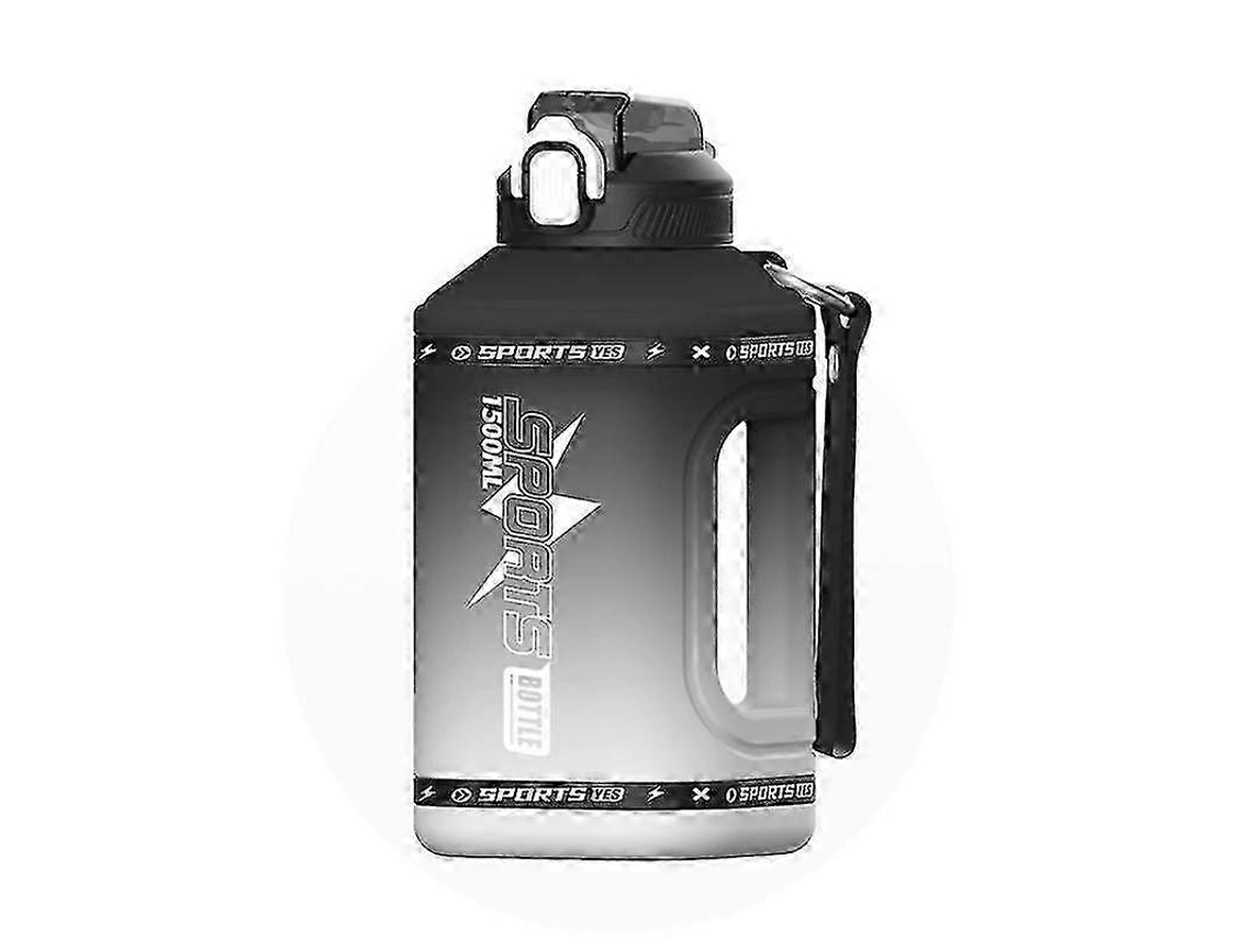 Botella De Agua Deportiva De 1,5 L Con Pajita De Silicona Para Viaje, Ideal Para Ejercicios Rosewell