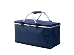 Bolsa térmica para picnic de 30 litros con asas acolchadas, contenedor de alimentos plegable y cesta de la compra impermeable para un uso práctico - GOKOCO