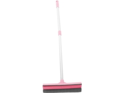 Limpiacristales Rosa De Doble Cara, Extensible, De 80 Cm, Con Mango Extraíble.