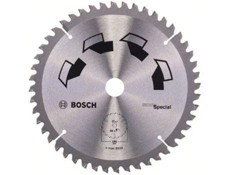 Disco de Sierra Circular BOSCH Especial D= 184 mm - Orifício= 16 mm - De= 48