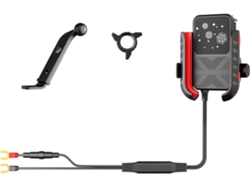 Soporte Para Teléfono De Motocicleta Resistente Al Agua Y Duradero Con Función De Carga De 20 W Para Ciclismo Y Navegación. Disipación De Calor.