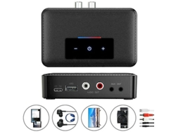 Transmisores Bluetooth 5.0, transmisor y receptor inalámbrico de 3,5 mm con NFC a 2 conectores auxiliares RCA. Rosewell