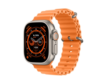 Smartwatch Naranja Ultra 8 Nfc con Puerta de Acceso Desbloqueado 49 Mm Série 8 Bluetooth 2,02 con Carre A2