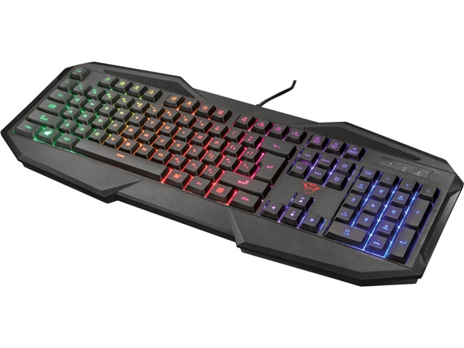Teclado Gaming TRUST GXT 830-RW Avonn (Membrana - Alemán - Negro)