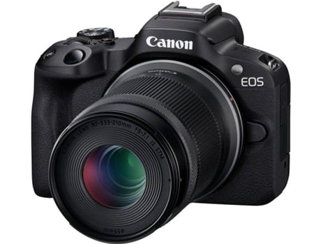 Kit Doble Cámara Fotográfica CANON EOS R50 + RF-S 18-45MM + RF-S 55-210MM BLACK (Encaje: Canon RF - Apertura: F4.5-6.3 /F5-7.1 IS STM)