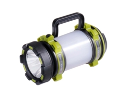 Linterna LED portátil, multifuncional, recargable, para exteriores, para camping (verde).