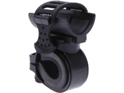 Soporte para luz de bicicleta ajustable 360 grados con clip giratorio y abrazadera de goma elástica extraíble - Gokoco