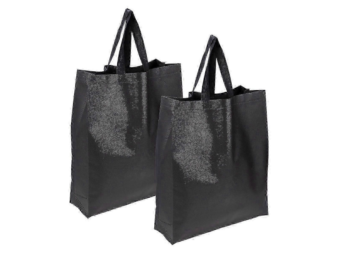 Bolsa de la compra plegable de 2 unidades, fabricada en tela no tejida, duradera, para supermercados, ecológica y con gran capacidad de almacenamiento (modelo 2025).
