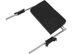 Reposapiés Acolchado Negro Para Silla De Oficina, Soporte Ergonómico Ajustable.