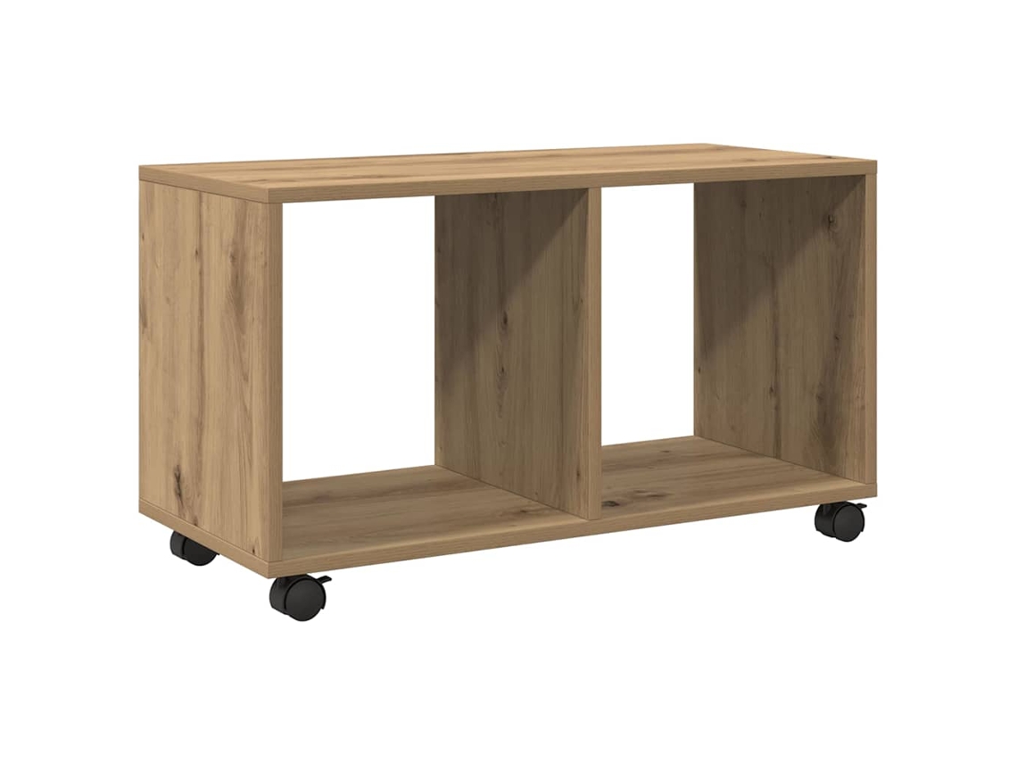 Mueble con ruedas, Roble Artesano, MAISON EXCLUSIVE, 72x33x42,5 cm