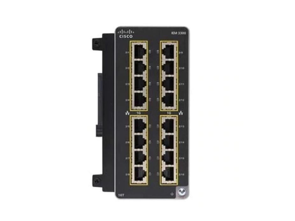 Switch Cisco IEM 3300 16t de 16 puertos. Garantía de 2 años. Entrega rápida en Francia.