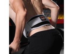 Cinturón protector para actividades físicas como levantamiento de pesas, culturismo y entrenamiento con barras y mancuernas. Mdug (gris S)