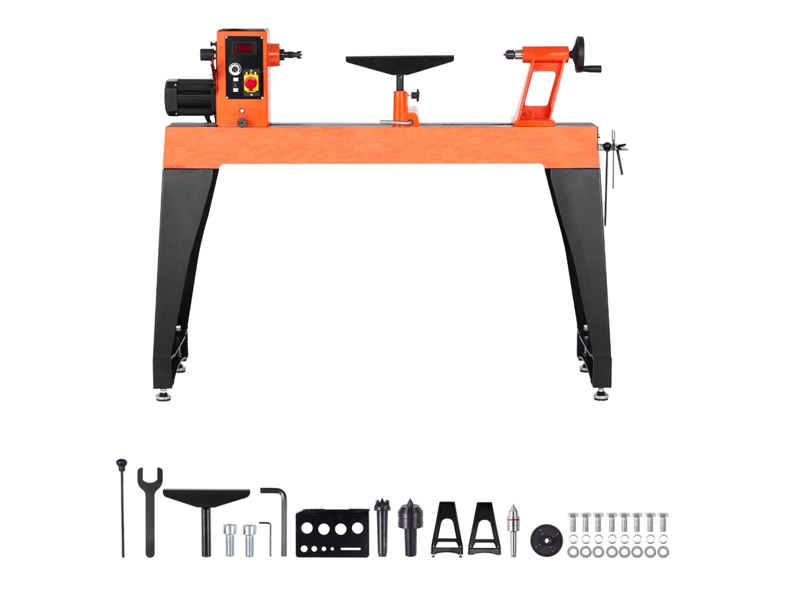Torno vertical para carpintería Succebuy de 1500 W, banco de trabajo de 457 x 1020 mm
