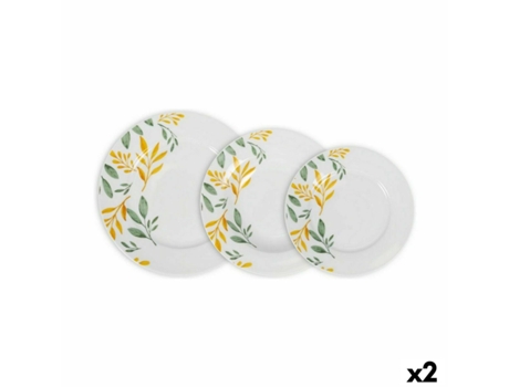 Set de Vajilla LA MEDITERRÁNEA Bolonia (12 Piezas - Redonda)