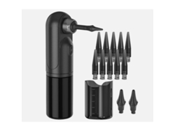 Kit de eliminación de cerumen, herramienta eléctrica de limpieza de oídos con puntas de repuesto reutilizables para una limpieza suave, diseño portátil y