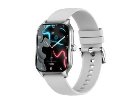 Smartwatch, pantalla grande de alta definición de 2,02 pulgadas, modo multideporte, batería de larga duración, gris CHRONUS